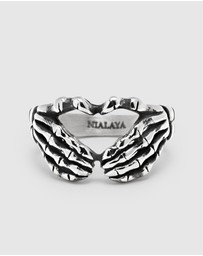 Nialaya Jewellery - Men's Vintage Skeleton Ring