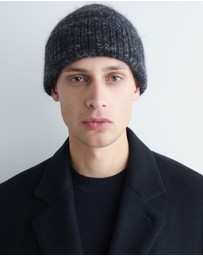 COS - Space-Dyed Brushed Wool-Blend Beanie