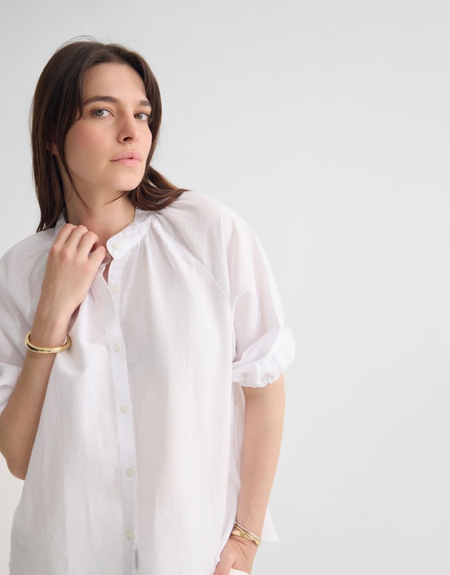 Oxford - Annika Washed Linen Shirt