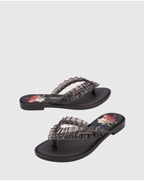 Melissa - MELISSA FLIP FLOP SLIM + GANNI