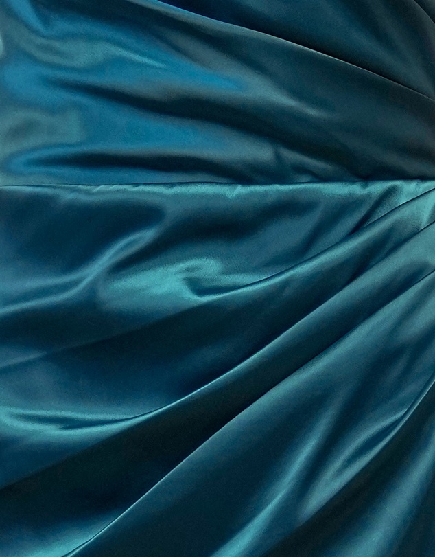 Azzurielle - Ada High Neck Satin Gown