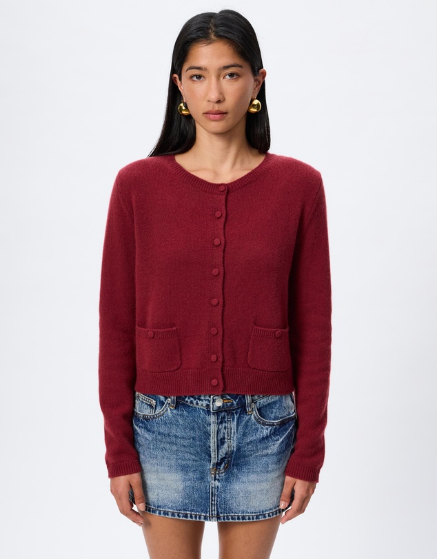 Reformation - Clara Cashmere Crew Cardigan