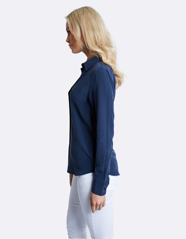 The Fable - Deep Sea Silk Shirt