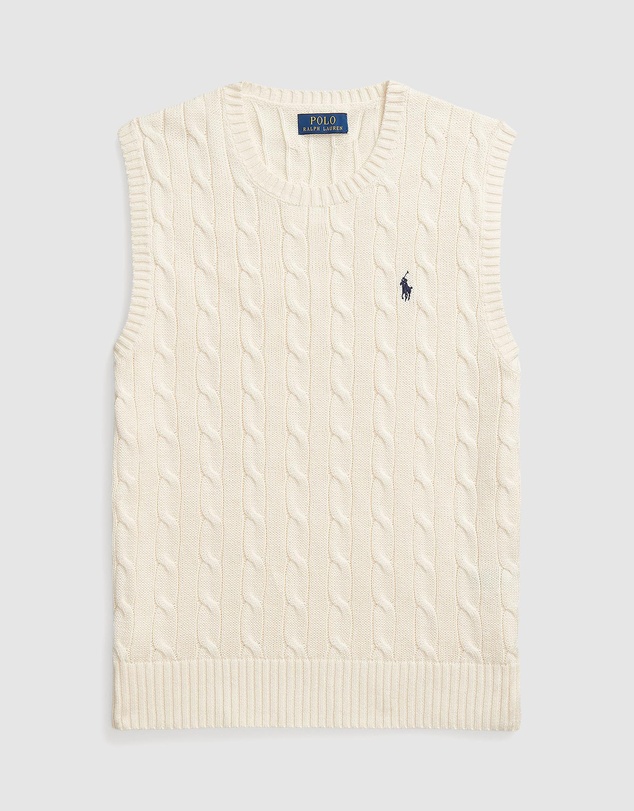 Polo Ralph Lauren - Cable-Knit Cotton Sweater Vest