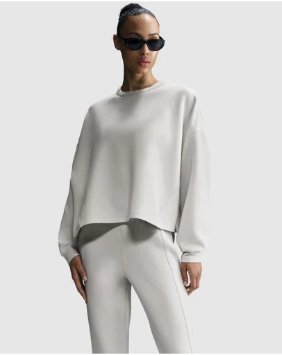 Nike - 24.7 ImpossiblySoft Dri-FIT Oversized Crew-Neck Top