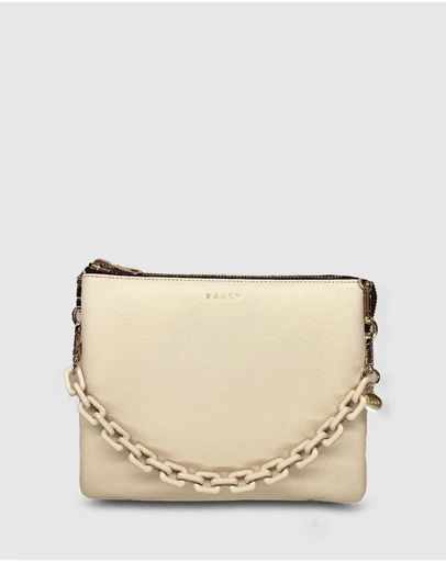 SABEN - Matilda Crossbody Vanilla + Tonal Chain