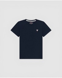 GUESS - GUESS JEANS Mini Triangle Short Sleeve Logo Tee