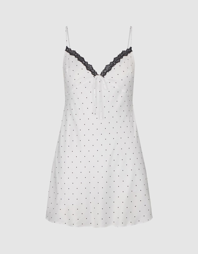Hunkemoller - Satin Lace Dolly Slip Dress
