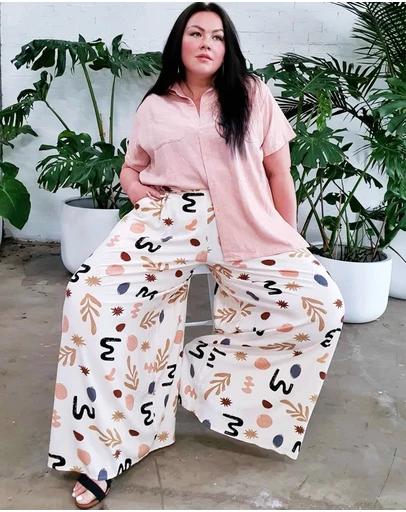 Hope & Harvest - Palazzo Wide Leg Pants