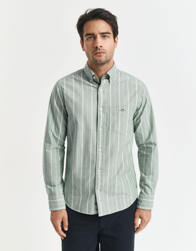 Gant - Regular Fit Striped Classic Oxford Shirt