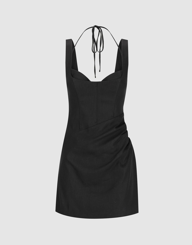 Shona Joy - Kasbah Bustier Draped Mini Dress