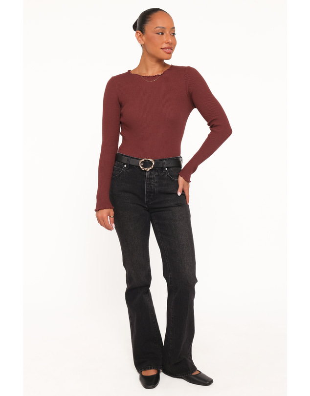 Petal & Pup - Kya Knit Top - Chocolate