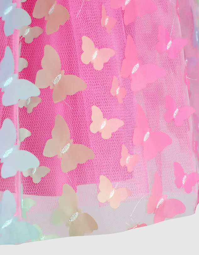 Pink Poppy - Rainbow Butterfly Dress
