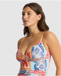 Sea Level Australia - Coco Island Cross Front Scoop Back Tankini