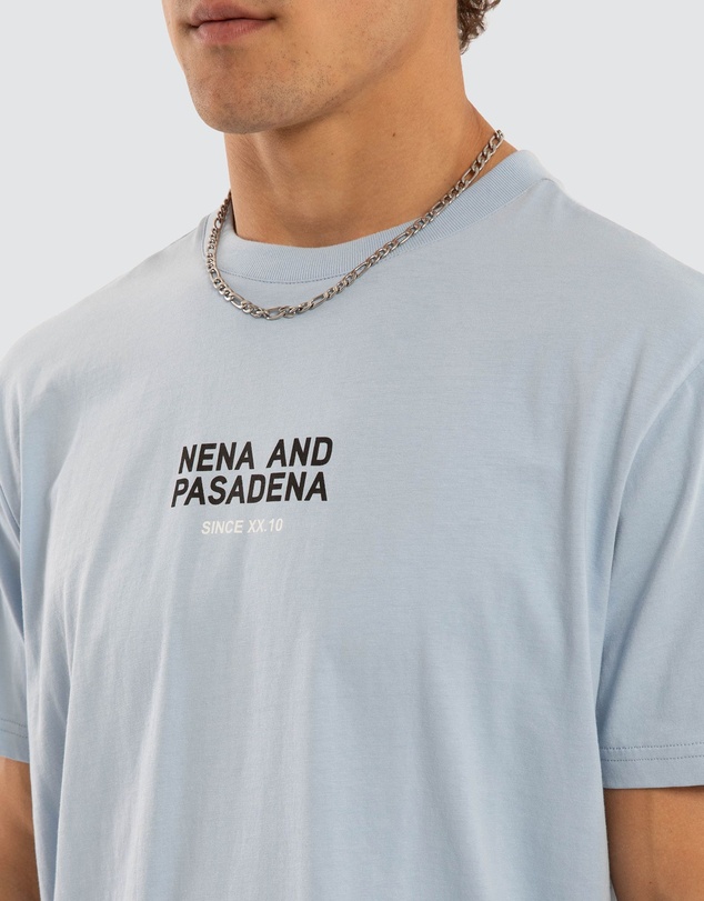Nena & Pasadena - Linear Dual Curved Tee