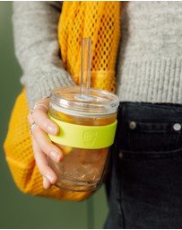 KeepCup - Longplay Cold Cup 12oz Reusable Coffee Cup with Boba Straw Lid