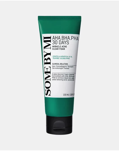 SOME BY MI - AHA BHA PHA 30 Days Miracle Acne Clear Foam