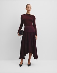 Country Road - Plisse Midi Skirt