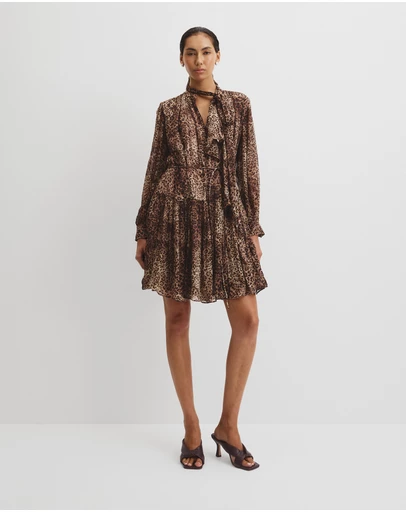 Country Road - Print Cheetah Mini Dress