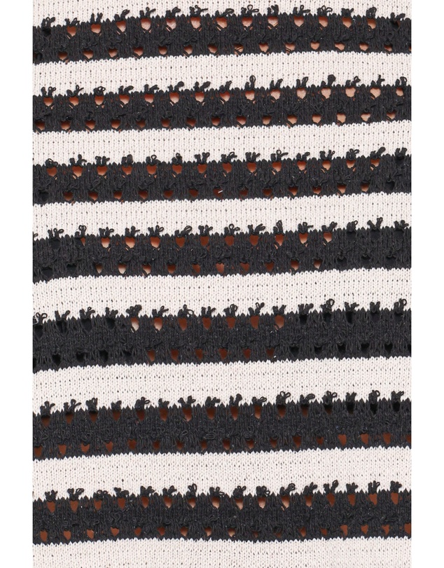 Petal & Pup - Jaden Knit Skirt Set - Black/White Stripe