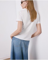 M.N.G - Short-Sleeved Cotton T-Shirt