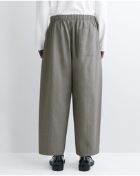 COS - Cotton Cropped Relaxed-Fit Barrel Leg Trousers