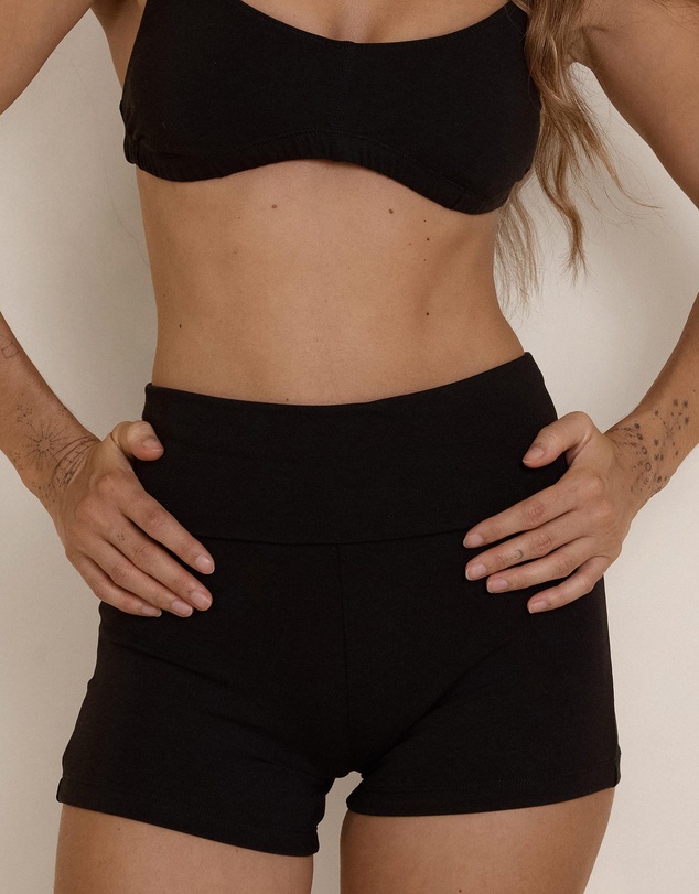 Pinky & Kamal - The Fold Over Mini Shorts