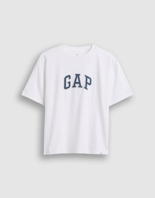 GAP - French Relaxed SS Logo T-Shirt - Teens