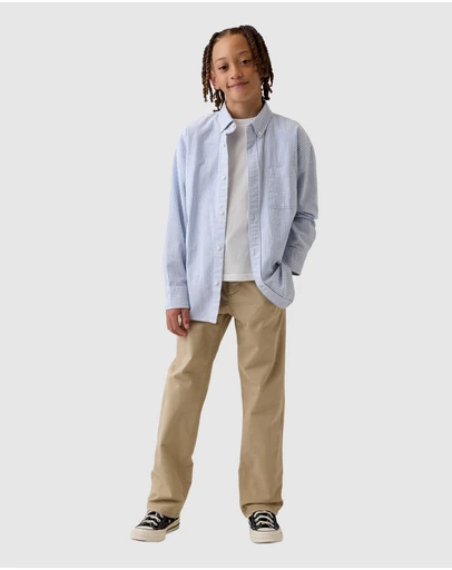 GAP - Relaxed Straight Modern Khaki Chinos - Kids-Teens
