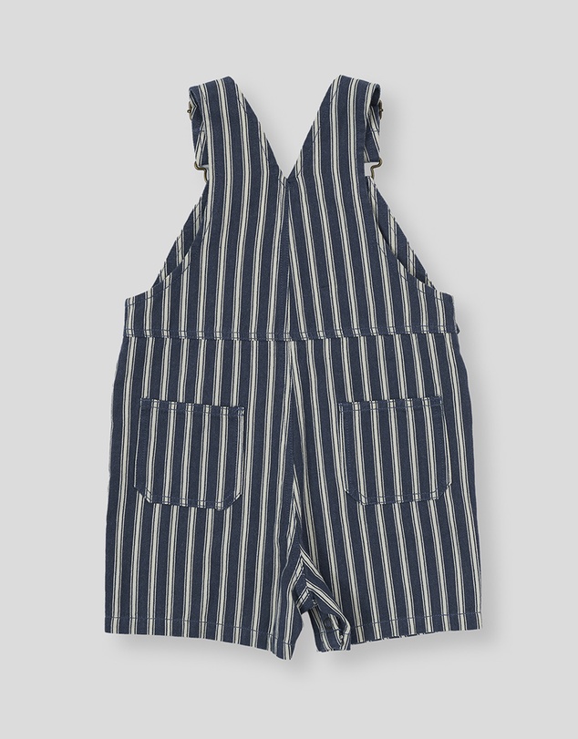 Goldie + Ace - Railroad Stripe Burton Overalls - Babies-Kids