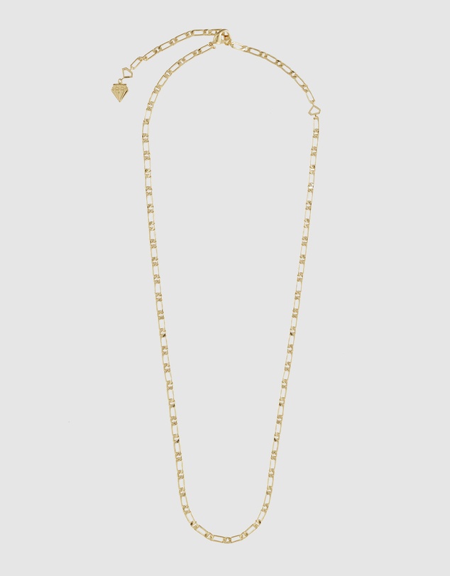 Wanderlust + Co - Figaro Chain Gold Necklace
