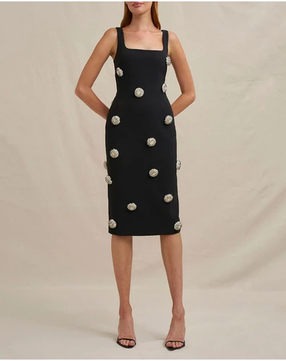 BY JOHNNY. - Priscilla Pearl Midi Dress