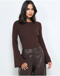 AERE - Sarai Organic Cotton Knit Top