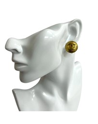 Pre-Loved by Azura Reborn - Pre-Loved CC Gold Plated Clip On Earrings