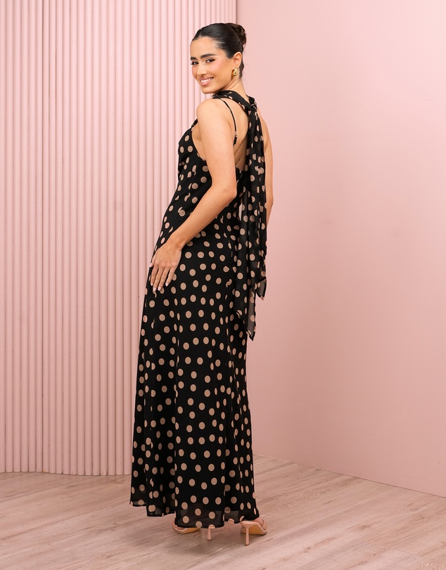 Azzurielle - Collins Scarf Maxi Dress