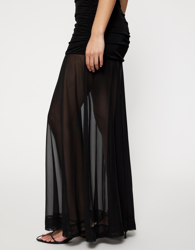 Lover - Carla Bustier Mesh Maxi Dress