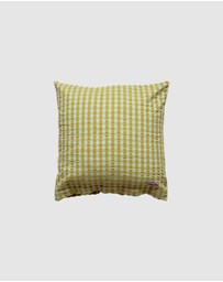 Mosey Me - Citrus Seersucker Euro Pillowcase Set