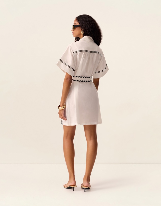 MOS The Label - Lily Embroidery Mini Dress