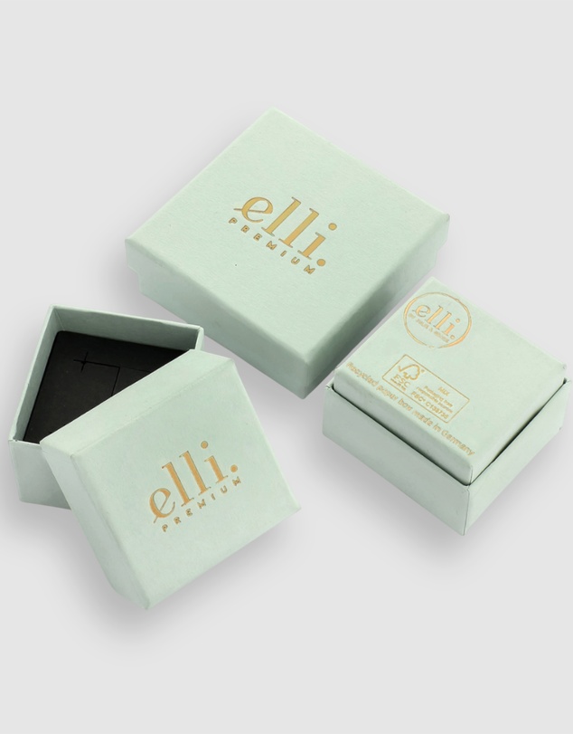 Elli Jewelry - Hoop Earrings in Gold-Plated 925 Silver