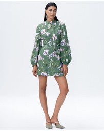 JUSTIN TONG - Eira Linen Mini Dress