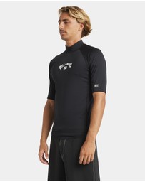 Billabong - Mens All Day Arch Short Sleeve Rash Vest