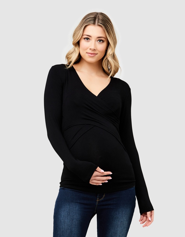 Ripe Maternity - Embrace Long Sleeve Nursing Top