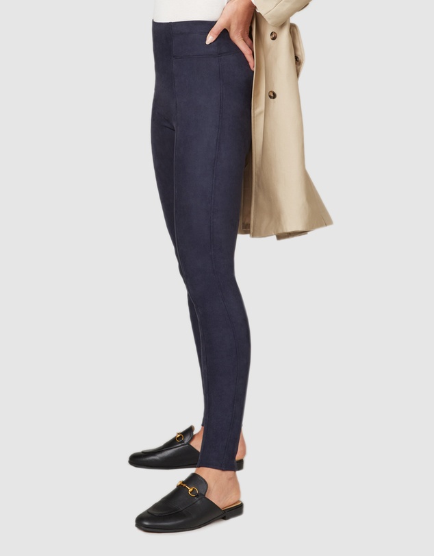 Spanx - Faux Suede-Faux Suede Leggings