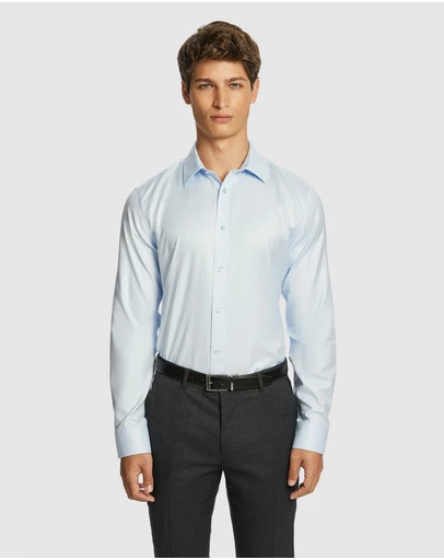 yd. - Maximum Two Ply Cotton Slim Dress Shirt