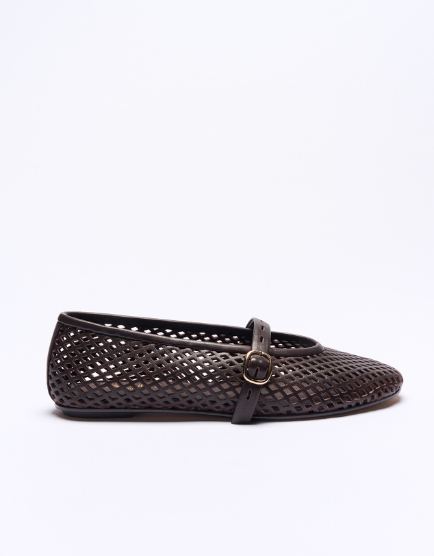 Walnut Melbourne - Kate Leather Ballet