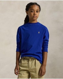 Polo Ralph Lauren - Cotton Jersey Long-Sleeve Tee - ICONIC EXCLUSIVE - Teens