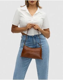 Florence - The Laura Tan Leather Shoulder Bag