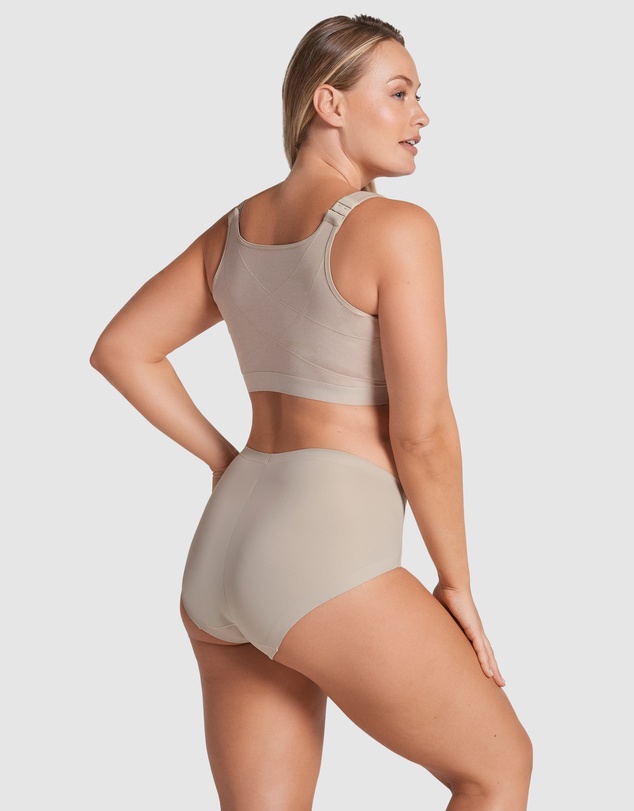 Leonisa - All-in-One Cotton Posture Corrector Wireless Front Open Bra