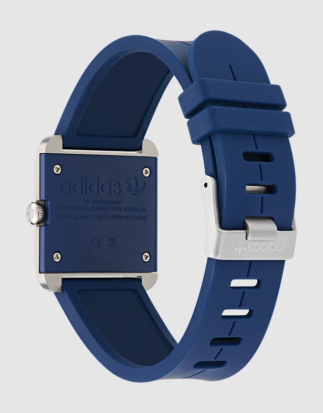 adidas Originals - Retro Pop Four 32mm Blue Silicone Strap Watch