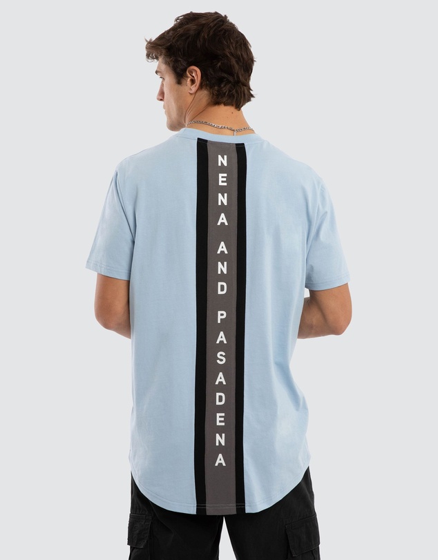 Nena & Pasadena - Linear Dual Curved Tee